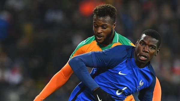 VIDEO: Đuòng chuyền bóng đẳng cấp của Pogba vs Bờ Biển Ngà