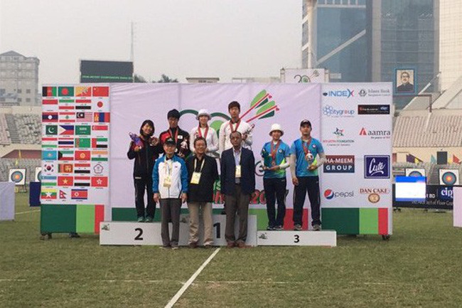 Bắn cung Việt Nam giành HCĐ tại giải Vô Địch châu Á 2017