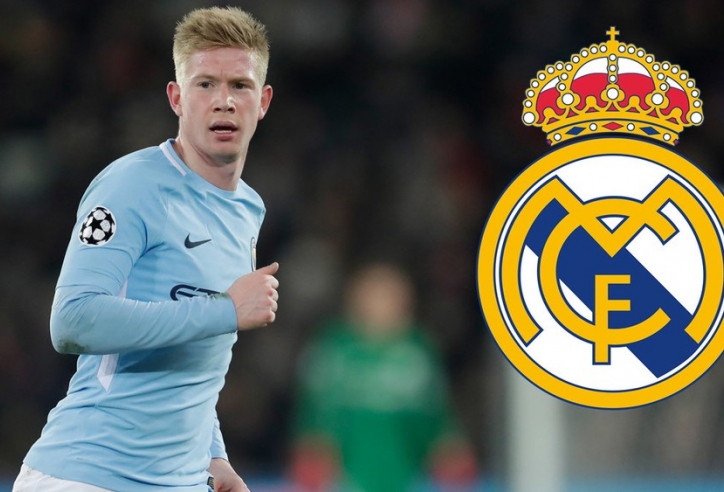 Real Madrid tung giá 'khủng' quyết lấy De Bruyne từ Man City
