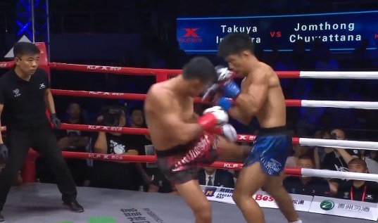 Võ sĩ Thái Lan tung đòn hiểm đánh gãy ống đồng đối thủ