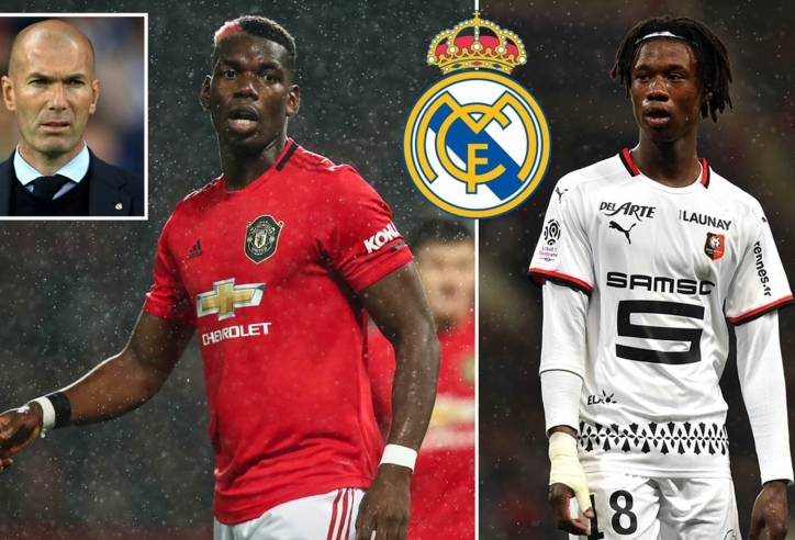 Chuyển nhượng tối 10/10: Real Madrid chọn sao tuổi teen thay Pogba