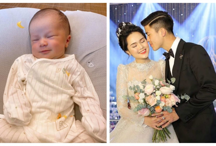 Duy Mạnh khoe con trai mới sinh đẹp tựa thiên thần