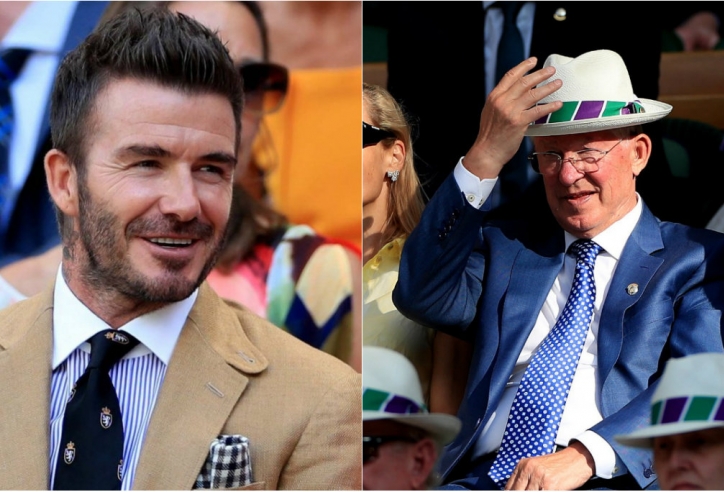 Sir Alex tái xuất cùng Beckham trong ngày Federer đánh bại Nadal