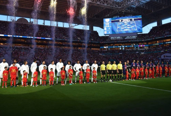 Barca và Real sẽ đến Mỹ đá Siêu kinh điển