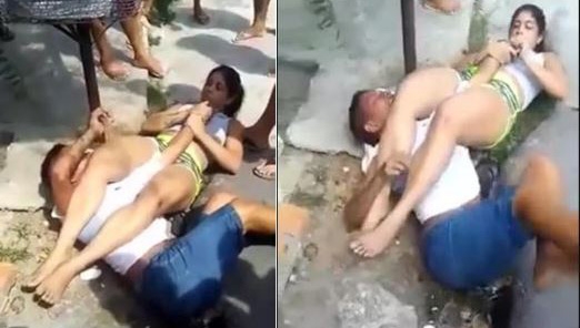 Cô gái trẻ dùng võ thuật quật ngã tên cướp trên đường phố