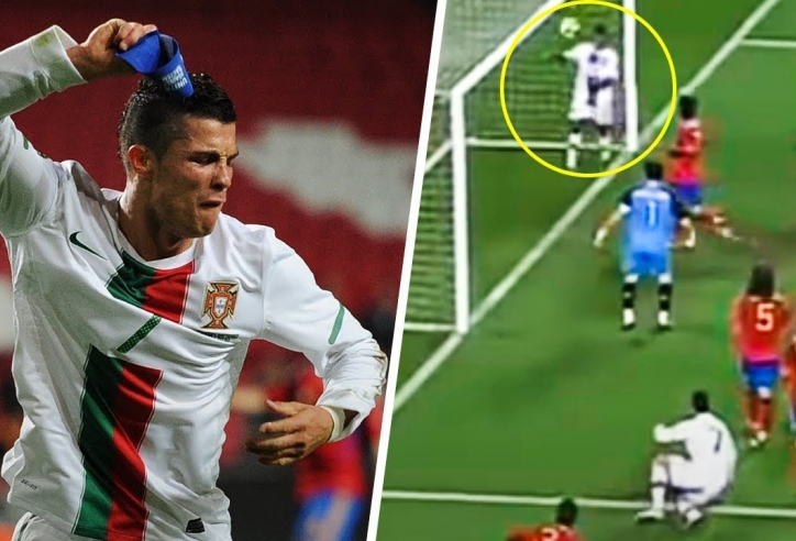 Nani 'kêu oan' trong pha cướp siêu phẩm để đời của Ronaldo