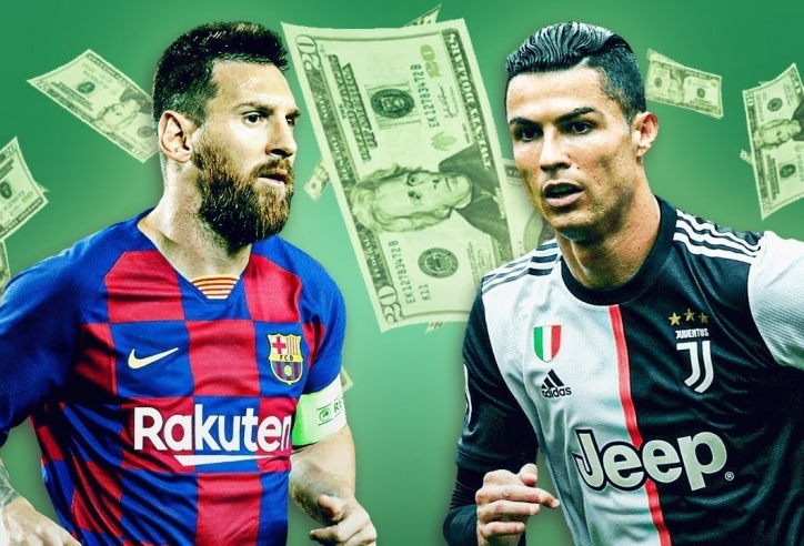 Messi tiếp bước Ronaldo trở thành tỷ phú bóng đá