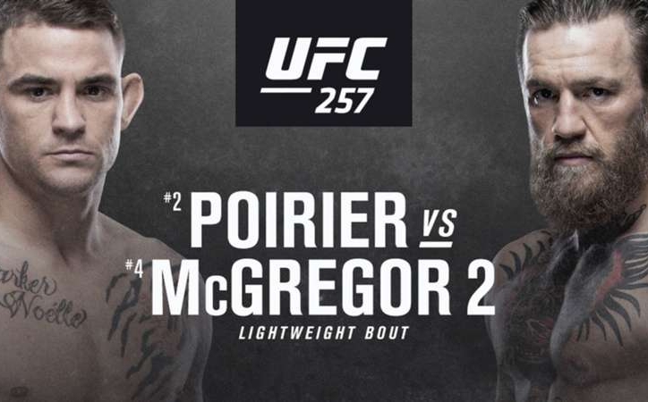 Lịch thi đấu UFC 257: McGregor tái xuất