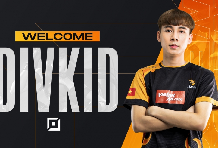 Team Flash kí hợp đồng với Divkid thay thế Slayder