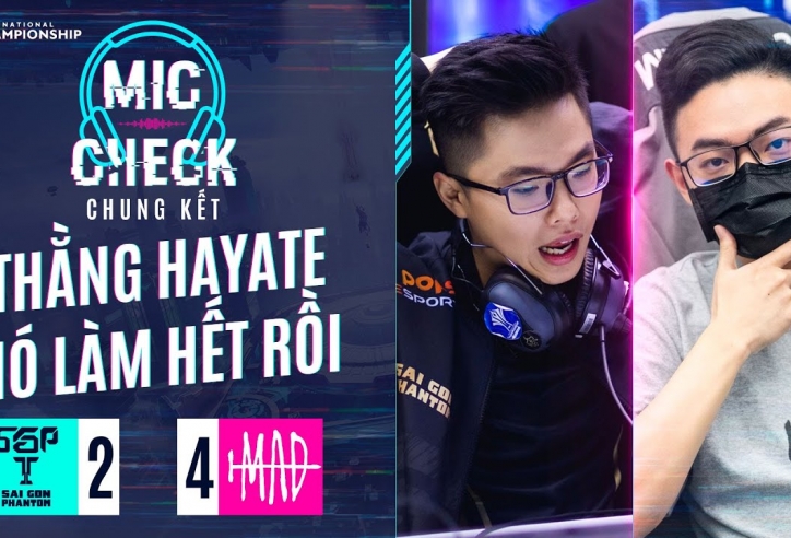 Mic check AIC 2020 Liên Quân: Hayate làm hết rồi.