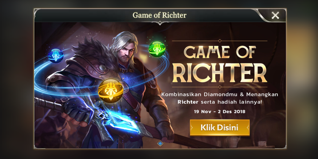 Hướng dẫn nhận tướng Richter miễn phí chỉ sau 10 ngày chơi Liên Quân Mobile