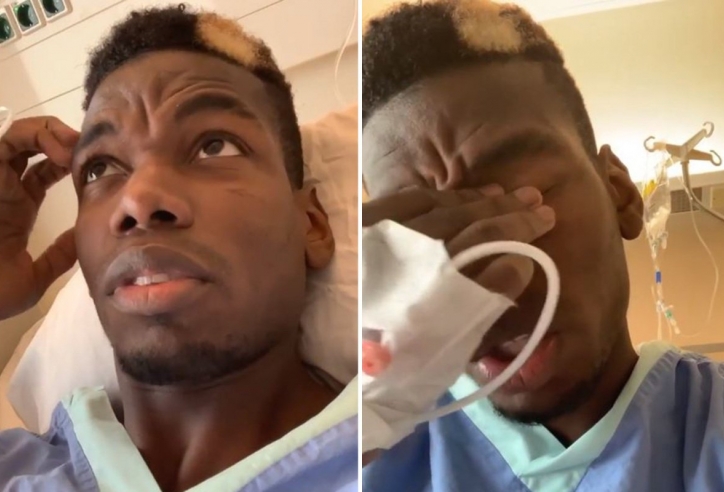 Pogba bàng hoàng sau ca phẫu thuật mắt cá chân