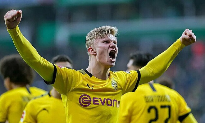 Haaland lập kỉ lục ghi bàn chưa từng có tại Bundesliga