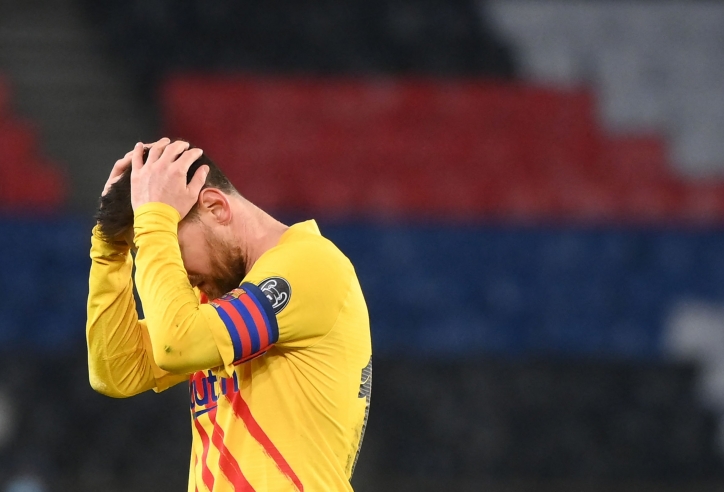 Messi đá hỏng phạt đền, Barca bị loại khỏi C1