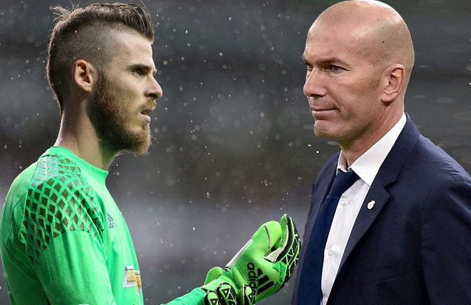 Vì con trai, HLV Zidane đã trái lệnh chủ tịch Real vụ De Gea