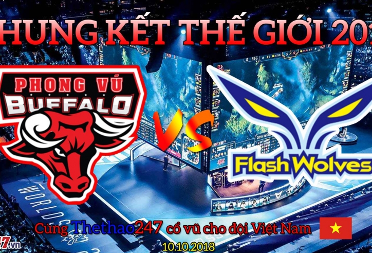 Phong Vũ Buffalo thất bại đáng tiếc trận mở màn CKTG 2018