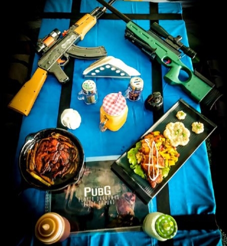 Nhà hàng mang phong cách PUBG do game thủ mở đã xuất hiện