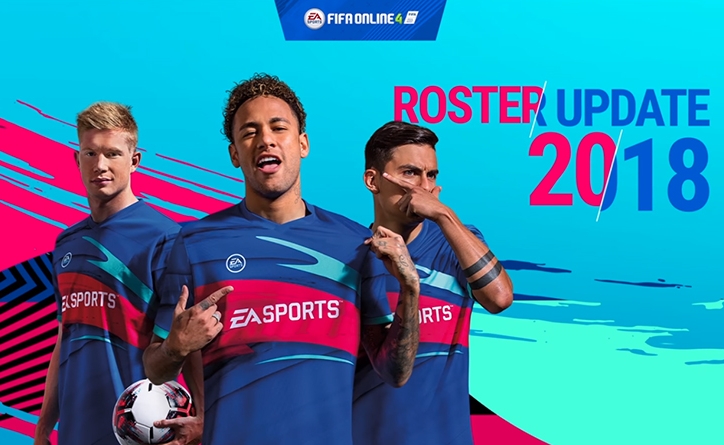 Fifa Online 4: Những thông tin đầu tiên về ROSTER UPDATE 2018