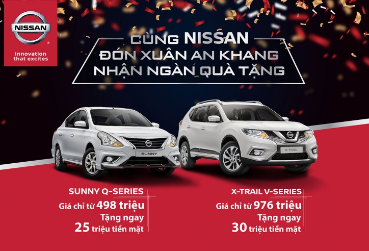 Ô tô Nissan giảm giá mạnh dịp cuối năm