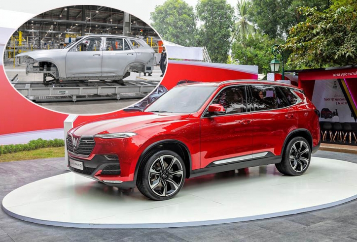 Thân vỏ VinFast Lux SA 2.0 vừa sản xuất có gì đặc biệt?