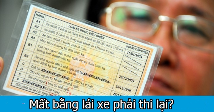 Bộ trưởng GTVT đề xuất quy định mất bằng lái xe phải thi lại