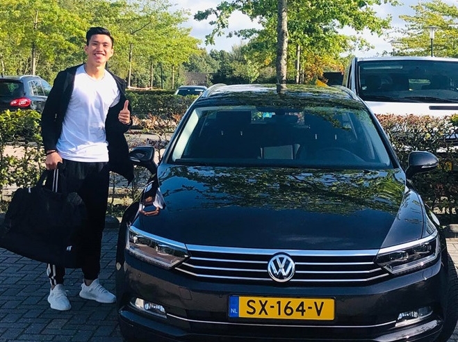 Đoàn Văn Hậu được cấp ô tô riêng tại CLB SC Heerenveen