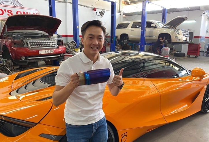 Cường Đô-la chi gần nửa tỷ đồng độ pô cho McLaren 720S