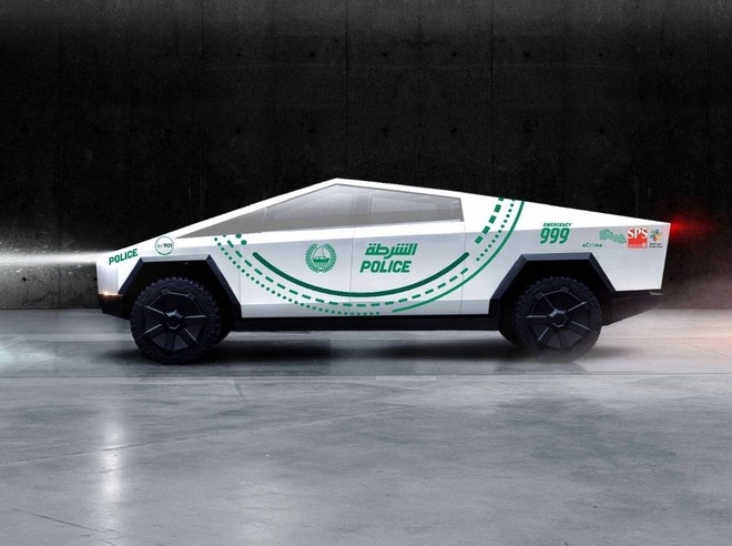 Cảnh sát Dubai chiêu mộ siêu SUV Tesla Cybertruck làm xe tuần tra