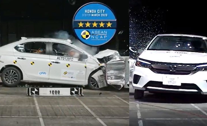Cận cảnh thử nghiệm tiêu chuẩn an toàn 5 sao trên Honda City 2020