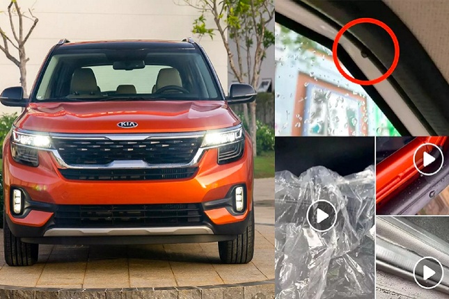 Người dùng bức xúc khi Kia Seltos mới mua đã bị dột nước