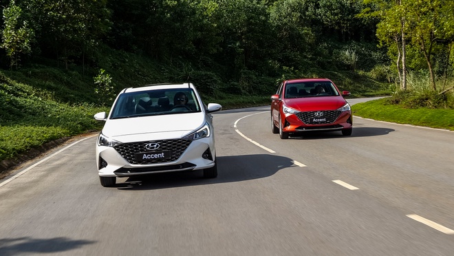Sự khác biệt giữa 4 phiên bản của Hyundai Accent 2021