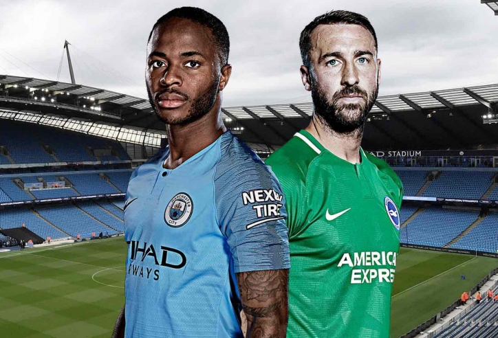 Xem trực tiếp Man City vs Brighton ở đâu, kênh nào?
