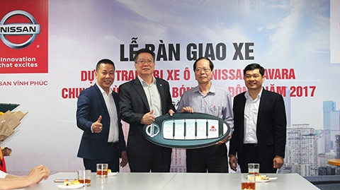 Nissan Việt Nam bàn giao Lô xe Nissan Navara cho các Trung tâm Phát hành Phim và chiếu bóng toàn quốc