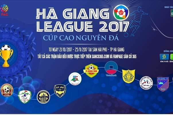 Trực tiếp sân 1 Hà Giang League 2017, 14h00 ngày 22/10