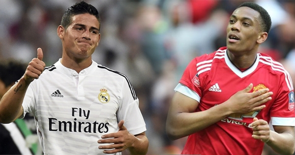 Tin chuyển nhượng 27/12: Xong tương lai Martial, James Rodriguez…