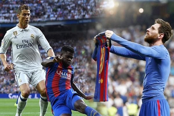 Chấm điểm Real 2-3 Barca: CR7 thua xa Messi