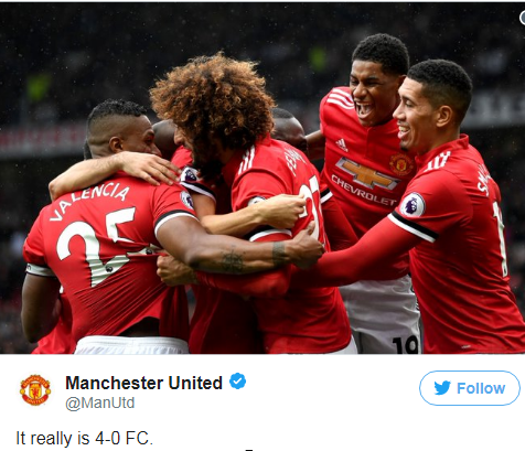 Đại thắng, Man United tự phong cho mình biệt danh mới