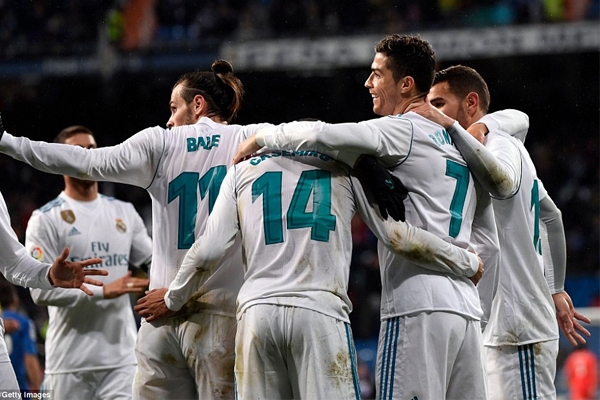 Kết quả bóng đá hôm nay 4/3: CR7 lập cú đúp, Real có 3 điểm