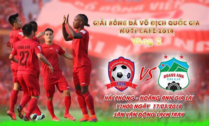 Kết quả Hải Phòng vs HAGL: Chia điểm tại Lạch Tray