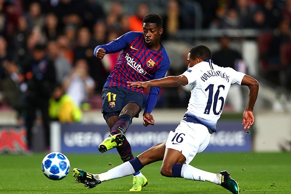 Cầm hòa Barca, Tottenham qua cửa hẹp vào vòng 1/8