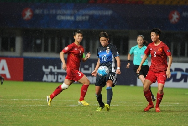 Thua kém đẳng cấp, U19 nữ Việt Nam để thua đậm U19 nữ Nhật Bản