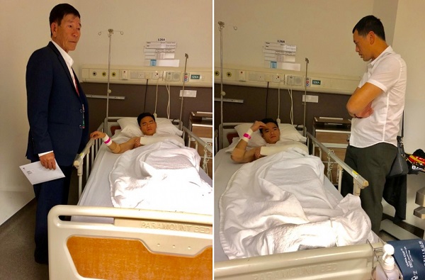 Gãy đôi tay trái, cựu thủ môn ĐT Việt Nam phải mổ ngay trong đêm