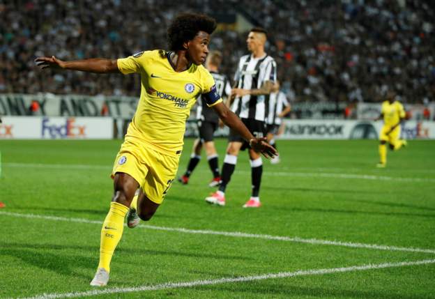 Willian nổ súng, Chelsea nhẹ nhàng đánh bại PAOK