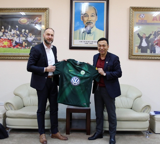 U22 Việt Nam sắp đá giao hữu với CLB Wolfsburg