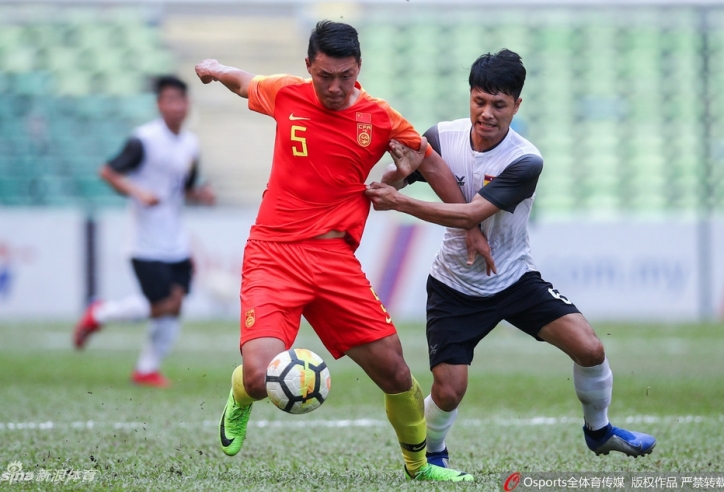 U23 Trung Quốc thắng áp đảo U23 Lào tại VL U23 Châu Á 2020