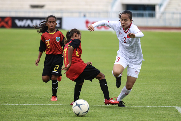 Việt Nam hủy diệt Đông Timor 16-0 tại giải Đông Nam Á
