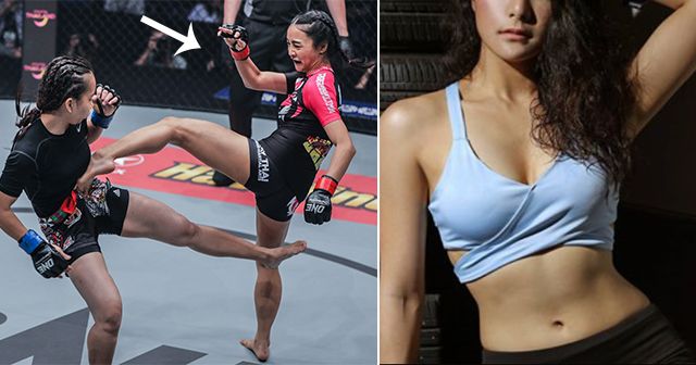 Bỏng mắt với thân hình vạn người mê của 'búp bê' MMA Thái Lan