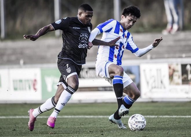 Van Hau gives first assist as Heerenveen player
