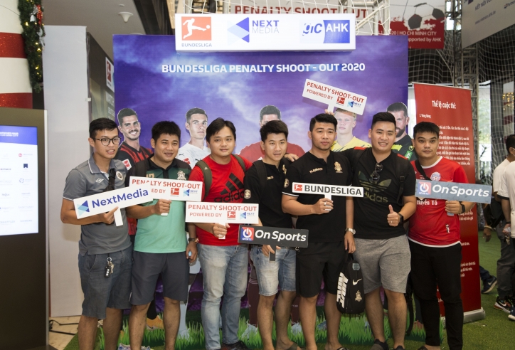Không khí sôi động tại cuộc thi Bundesliga Penalty Shoot-out do Next Media và AHK tổ chức