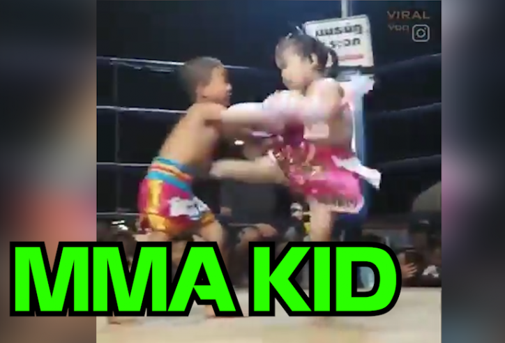 VIDEO: Cặp đôi võ sĩ tí hon với màn thi đấu dễ thương nhất Thái Lan